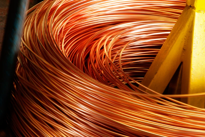 Copper material texture